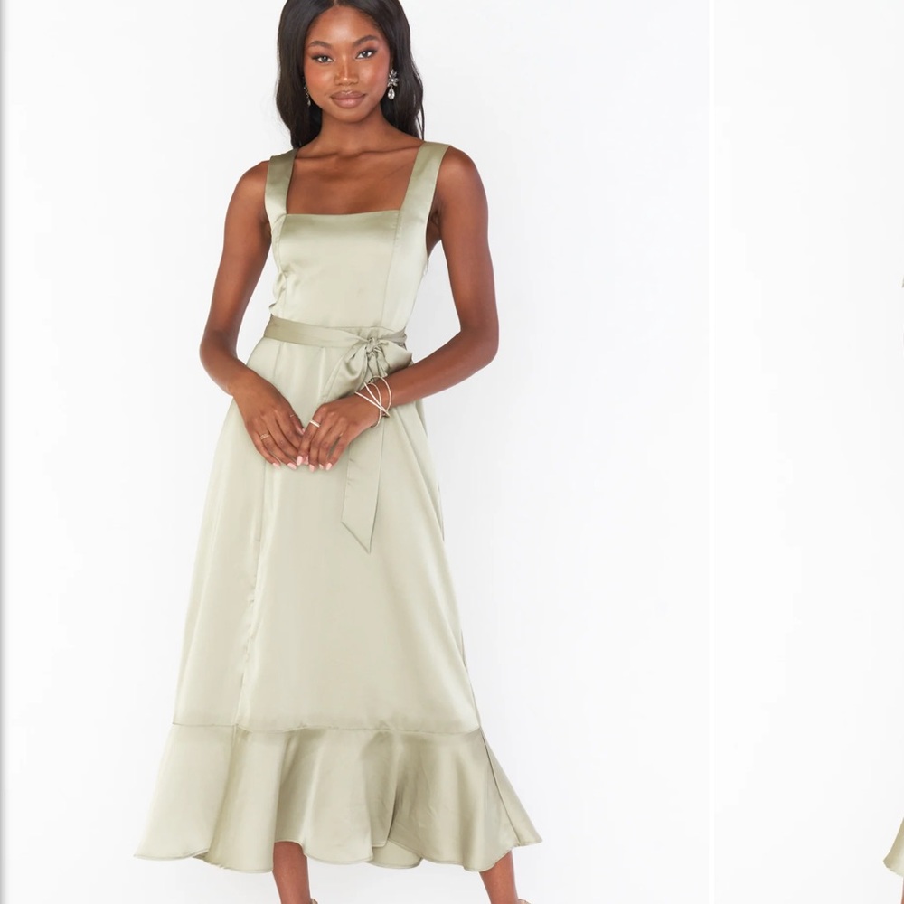 Show Me Your MuMu, Claire Midi Bridesmaid dress